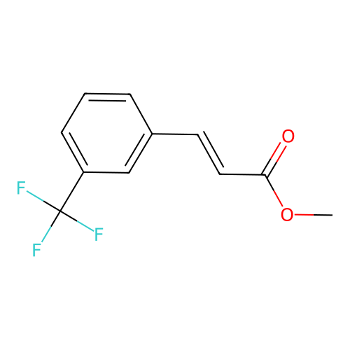Methyl (2E)-3-[3-(trifluoromethyl)phenyl]-2-propenoate structure