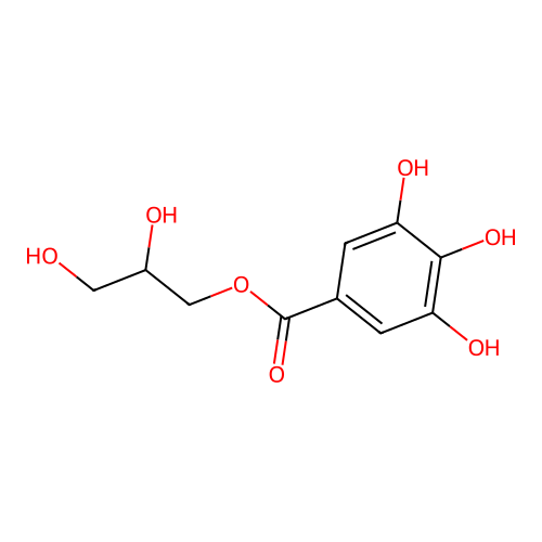 1-O-Galloylglycerol structure