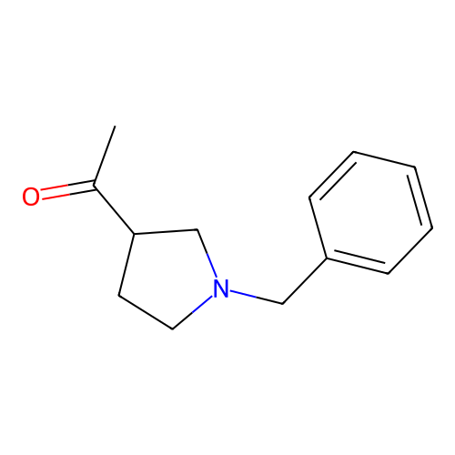 1-(1-Benzylpyrrolidin-3-yl)ethan-1-one structure