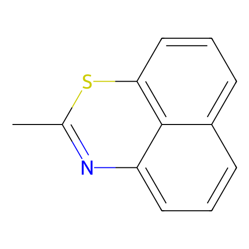 2-Methylnaphtho(1,8-d,E)(1,3)thiazine structure