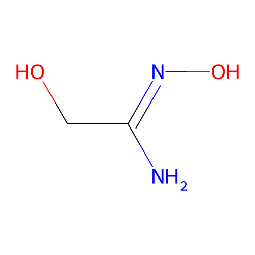 N,2-dihydroxyethanimidamide structure