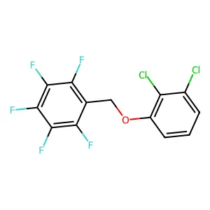 Benzene, 1-((2,3-dichlorophenoxy)methyl)-2,3,4,5,6-pentafluoro- structure