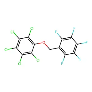 1,2,3,4,5-Pentafluoro-6-((2,3,4,5,6-pentachlorophenoxy)methyl)benzene structure