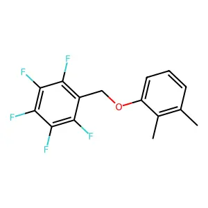 Benzene, 1-((2,3-dimethylphenoxy)methyl)-2,3,4,5,6-pentafluoro- structure