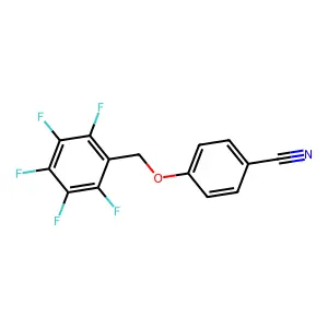 4-((2,3,4,5,6-Pentafluorophenyl)methoxy)benzonitrile structure