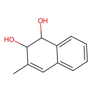 3-Methyl-1,2-dihydronaphthalene-1,2-diol structure