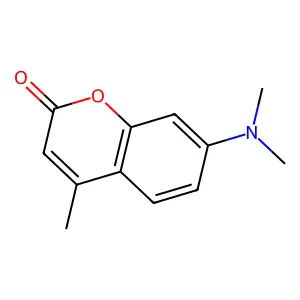 7-二甲氨基-4-甲基香豆素 structure