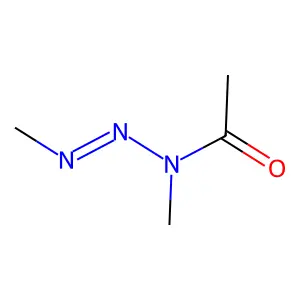 N-甲基-N-(甲基重氮基)乙酰胺 structure