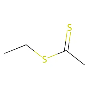 二硫代乙酸乙酯 structure