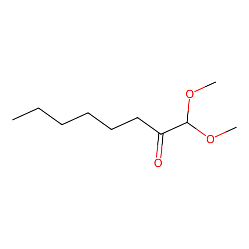 1,1-Dimethoxyoctan-2-one structure
