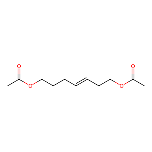 3-Heptene-1,7-diol,1,7-diacetate structure