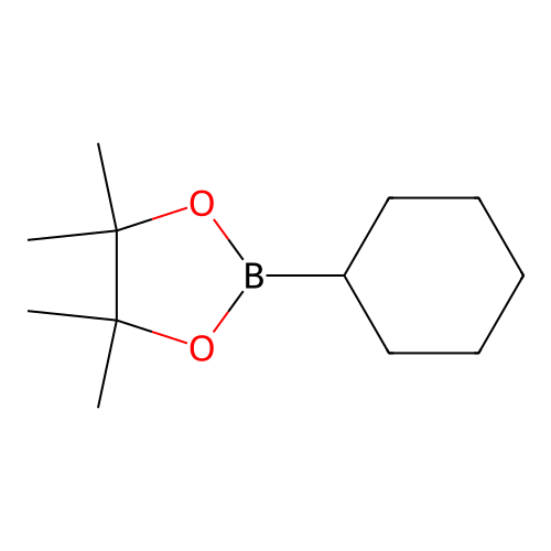 Cyclohexylboronic acid, pinacol ester structure