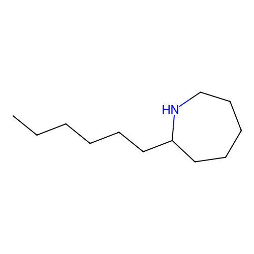 2-Hexylazepane structure