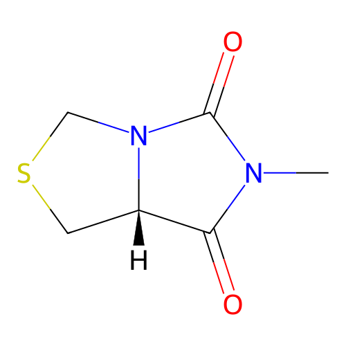 (7aR)-6-methyl-3,7a-dihydro-1H-imidazo[1,5-c][1,3]thiazole-5,7-dione structure