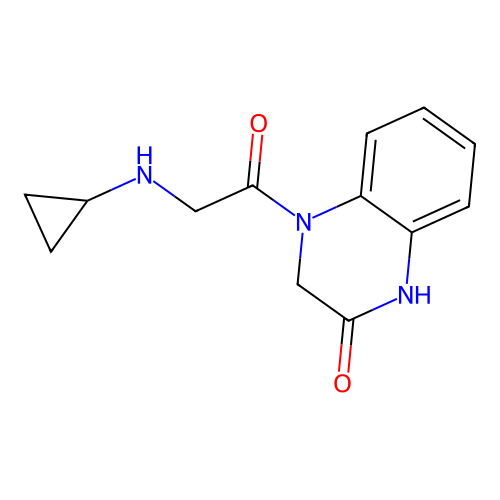 4-(Cyclopropylglycyl)-3,4-dihydroquinoxalin-2(1h)-one structure