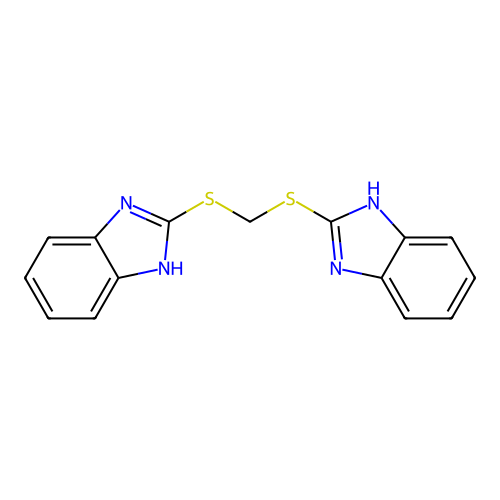 Bis(1H-benzo[d]imidazol-2-ylthio)methane structure