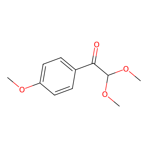 2,2-Dimethoxy-1-(4-methoxyphenyl)ethanone structure