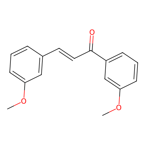 2-Propen-1-one, 1,3-bis(3-methoxyphenyl)- structure