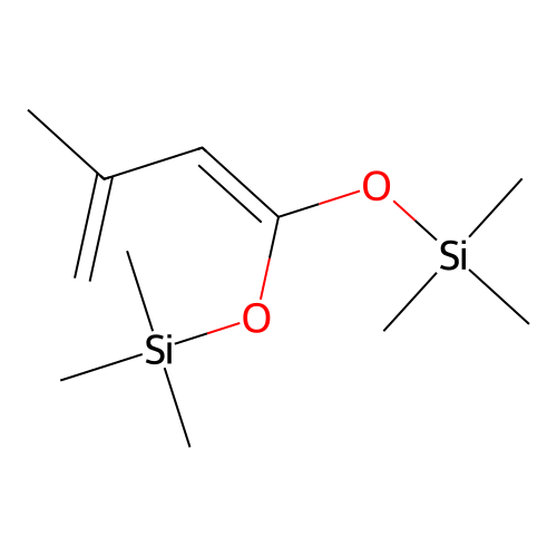 1,1-Bis(trimethylsilyloxy)-3-methyl-1,3-butadiene structure