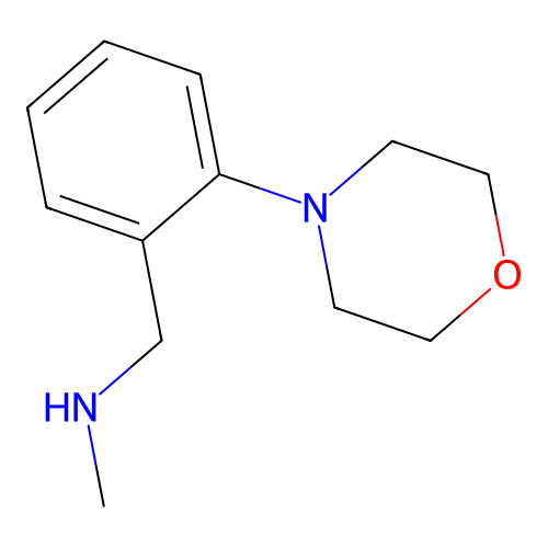 Methyl-(2-morpholin-4-yl-benzyl)-amine structure