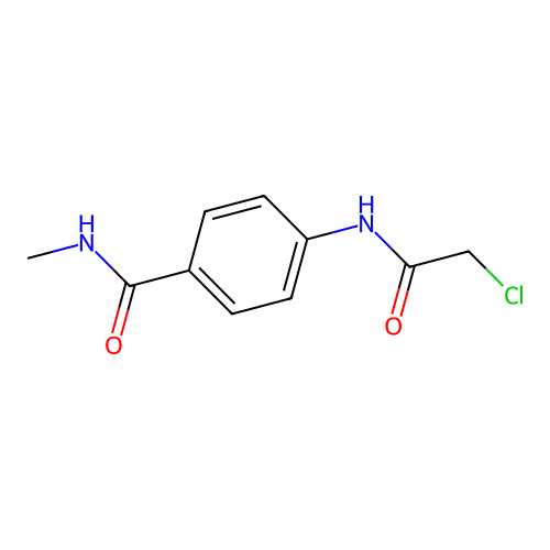 4-[(chloroacetyl)amino]-N-methylbenzamide structure