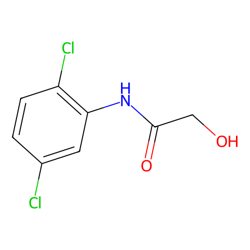 N-(2,5-dichlorophenyl)-2-hydroxyacetamide structure