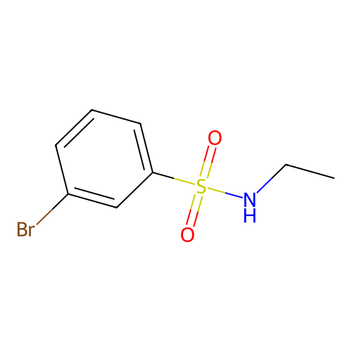 3-bromo-N-ethylbenzenesulfonamide structure