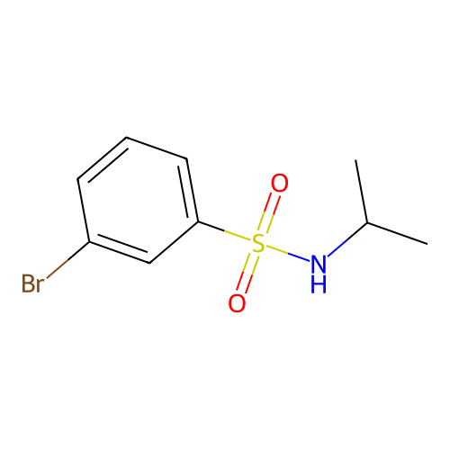 3-Bromo-N-isopropylbenzenesulfonamide structure