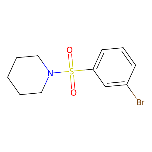 1-(3-Bromophenylsulfonyl)piperidine structure