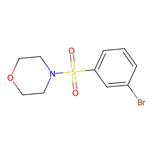 4-((3-Bromophenyl)sulphonyl)morpholine structure
