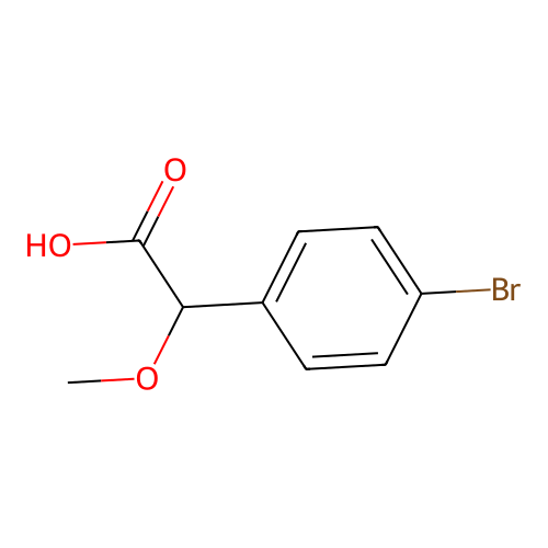 2-(4-溴苯基)-2-甲氧基乙酸 structure