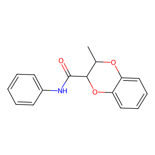 3-methyl-N-phenyl-2,3-dihydro-1,4-benzodioxine-2-carboxamide structure