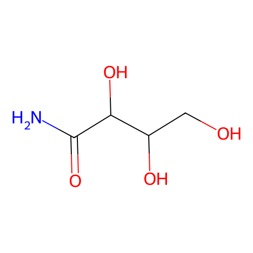 2,3,4-三羟基丁酰胺 structure