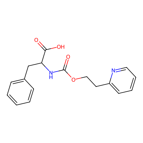 3-Phenyl-2-(2-pyridin-2-ylethoxycarbonylamino)propanoic acid structure