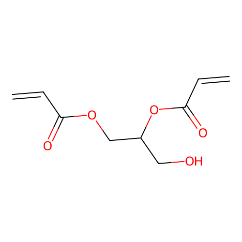 Glycerol diacrylate structure