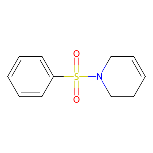 1-(Phenylsulfonyl)-1,2,3,6-tetrahydropyridine structure