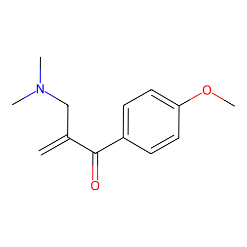 3-Dimethylamino-2-(4-methoxybenzoyl)propene structure
