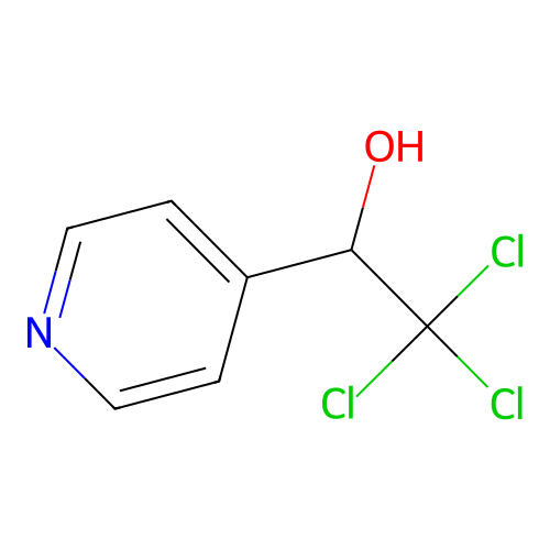 2,2,2-Trichloro-1-(pyridin-4-yl)ethanol structure