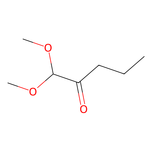 1,1-Dimethoxypentan-2-one structure