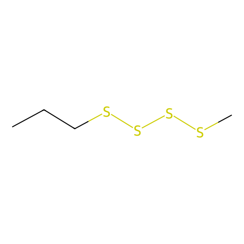 Methyl propyl tetrasulphide structure