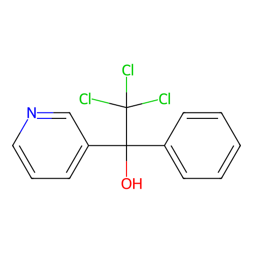 2,2,2-Trichloro-1-phenyl-1-pyridin-3-ylethanol structure