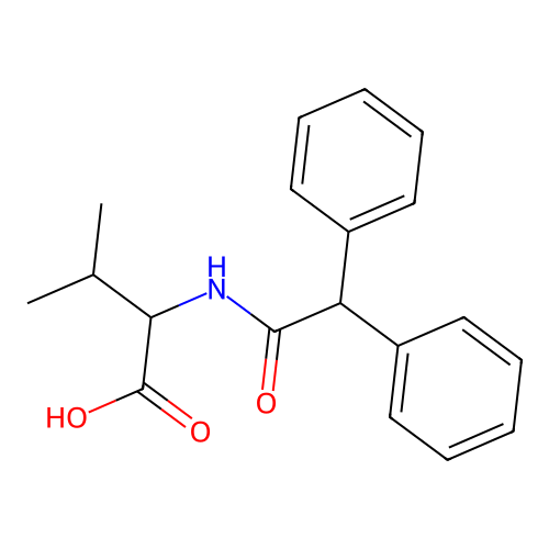 (S)-2-(2,2-Diphenylacetamido)-3-methylbutanoic acid structure