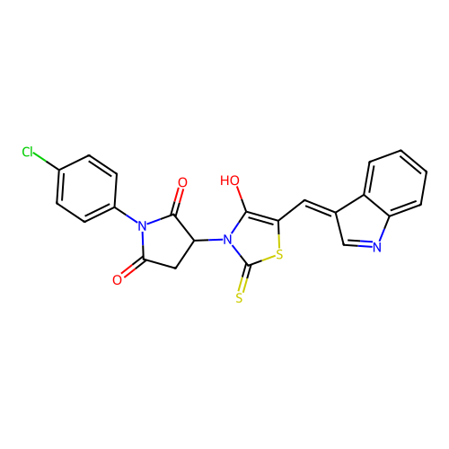 CAS 871497-27-7 - C22H14ClN3O3S2 structure