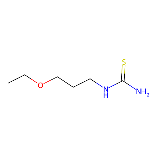(3-Ethoxypropyl)thiourea structure