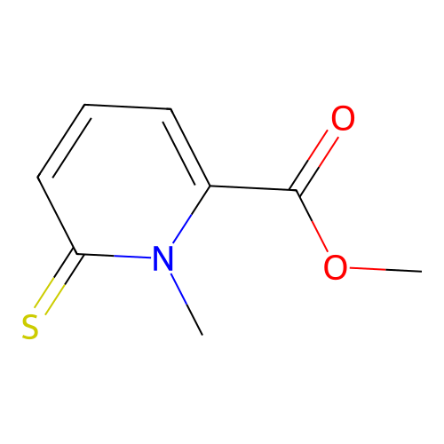 Methyl 1-methyl-6-sulfanylidenepyridine-2-carboxylate structure