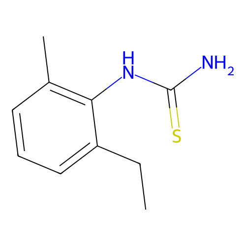 (2-Ethyl-6-methylphenyl)thiourea structure