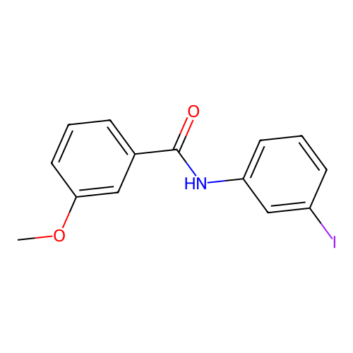 N-(3-iodophenyl)-3-methoxybenzamide structure