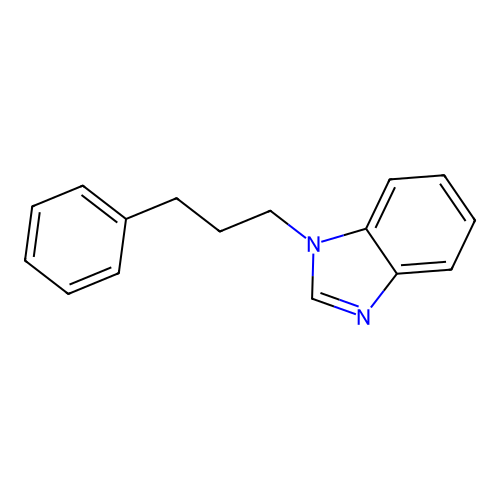 1-(3-phenylpropyl)-1H-1,3-benzodiazole structure