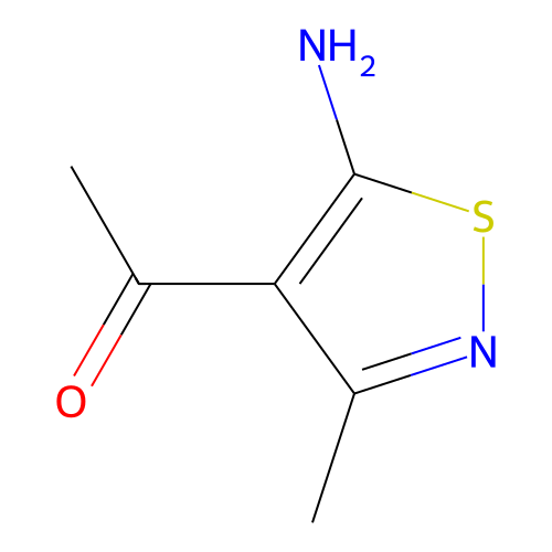1-(5-Amino-3-methyl-1,2-thiazol-4-yl)ethan-1-one structure