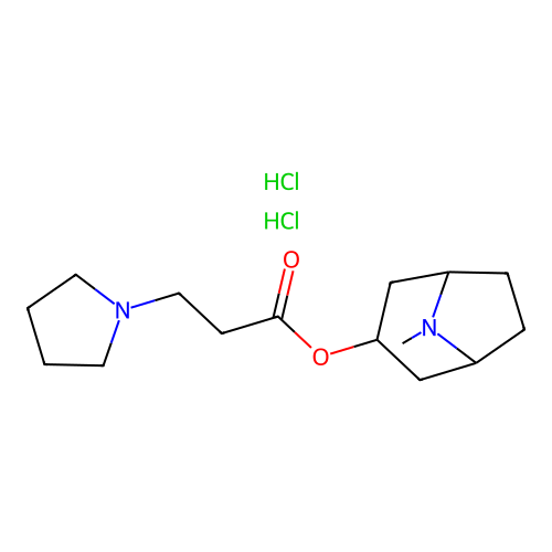 C15H26N2O2.2ClH.1/2H2O structure